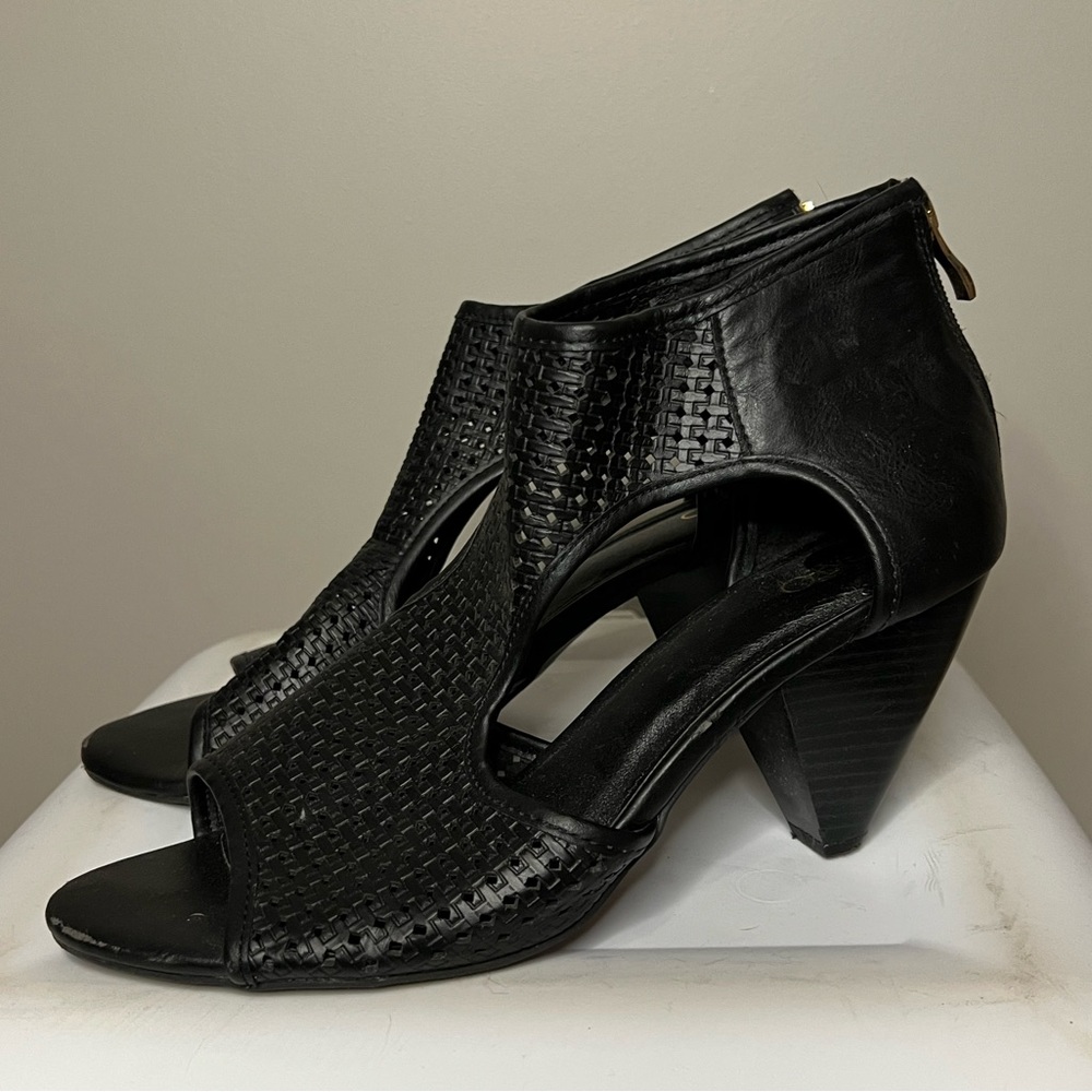 Black Cut Out Heels